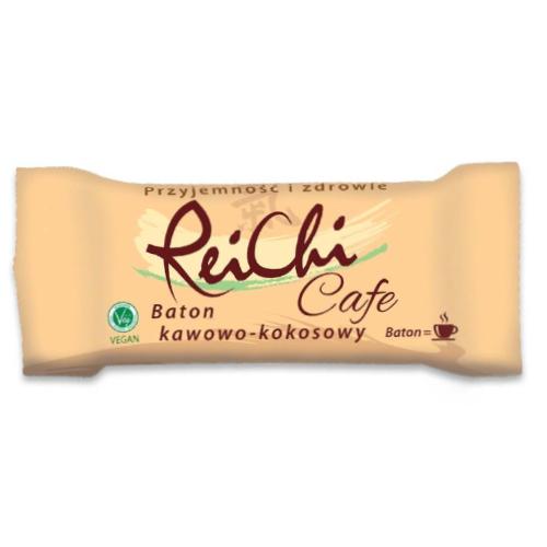 Zdjęcie produktu - Dr. Jacob's ReiChi Cafe Baton kawowo-kokosowy, 70 g