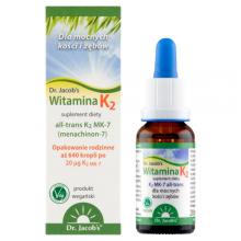 Zdjęcie produktu - Dr. Jacob's Witamina K2, 20 ml