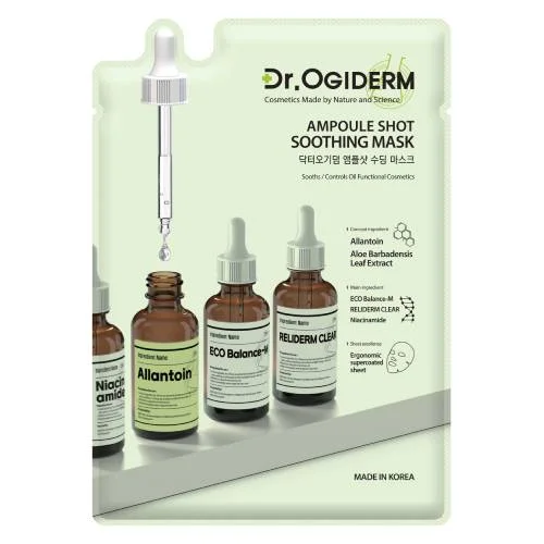 Zdjęcie produktu - Dr. Ogiderm Łagodząca maska w płachcie, 30 ml