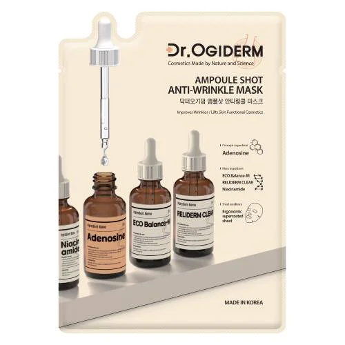 Zdjęcie produktu - Dr. Ogiderm Przeciwzmarszczkowa maska w płachcie, 30 ml