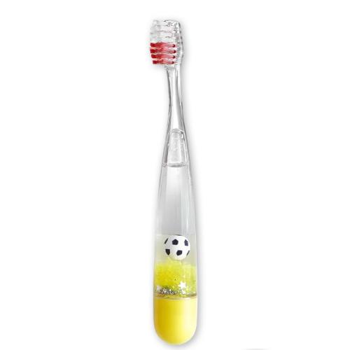Zdjęcie produktu - Dr Scott Szczoteczka kryształowa z minutnikiem - piłka nożna - ż&oacute;łta