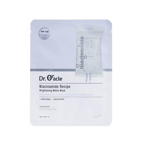 Zdjęcie produktu - Dr. Oracle Niacinamide Recipe Rozjaśniająca maska wyr&oacute;wnująca koloryt z niacynamidem, 25 ml
