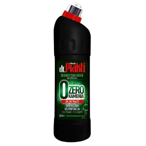 Zdjęcie produktu - DR.PRAKTI Desinfection Green Żel do WC Zero kamienia, 750ml