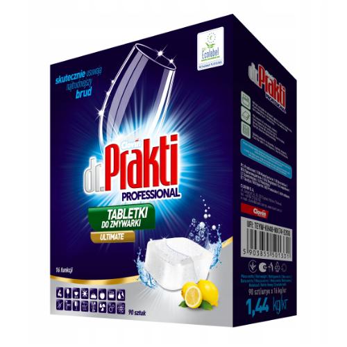 Zdjęcie produktu - DR.PRAKTI Professional Tabletki do zmywarki Ultimate, 90 szt.