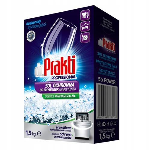 Zdjęcie produktu - DR.PRAKTI S&oacute;l ochronna do zmywarek, 1,5kg