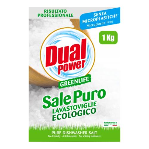 Zdjęcie produktu - DUAL POWER ECO S&oacute;l do zmywarki GREENLIFE, 1kg