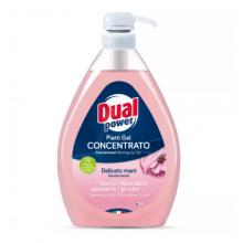 Zdjęcie produktu - DUAL POWER Płyn do mycia naczyń Delikatne dłonie, 1000 ml