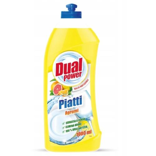 Zdjęcie produktu - DUAL POWER Płyn do mycia naczyń OWOCE CYTRUSOWE, 1000ml