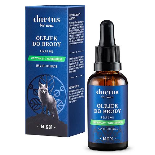 Zdjęcie produktu - DUETUS for Men Olejek do brody odżywczy, 30 ml