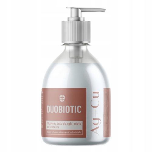 Zdjęcie produktu - DUOBIOTIC Mydło w żelu do rąk i ciała ze srebrem, 500ml