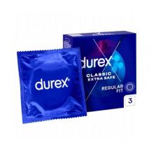 Zdjęcie produktu - DUREX EXTRA SAFE Prezerwatywy - 3 sztuki (5655)