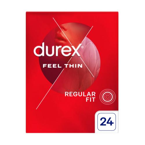 Zdjęcie produktu - DUREX Feel Thin Cienkie prezerwatywy, 24szt.