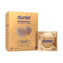 Zdjęcie produktu - DUREX Sensual Extra Lube Supercienkie prezerwatywy dodatkowo nawilżane, 20szt.