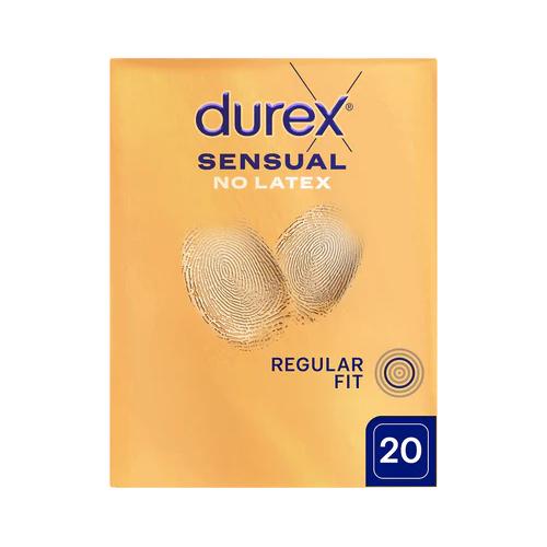 Zdjęcie produktu - DUREX Sensual No Latex Prezerwatywy nielateksowe, 20szt.