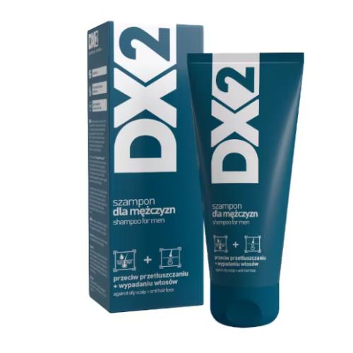 Zdjęcie produktu - DX2 Szampon dla mężczyzn przeciw przetłuszczaniu i wypadaniu włos&oacute;w, 150ml
