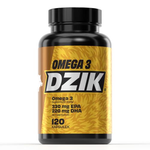 Zdjęcie produktu - Dzik Omega 3, 120 kaps.