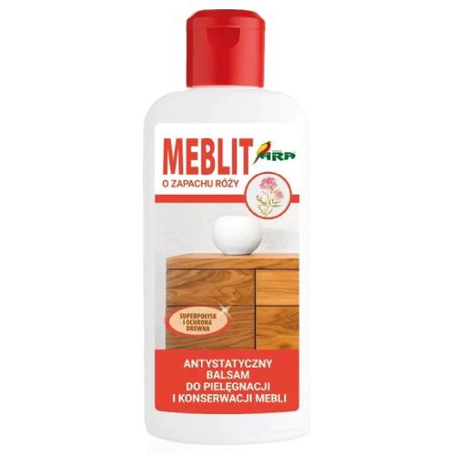 MEBLIT Balsam do czyszczenia i konserwacji mebli o zapachu r&oacute;ży, 150 ml