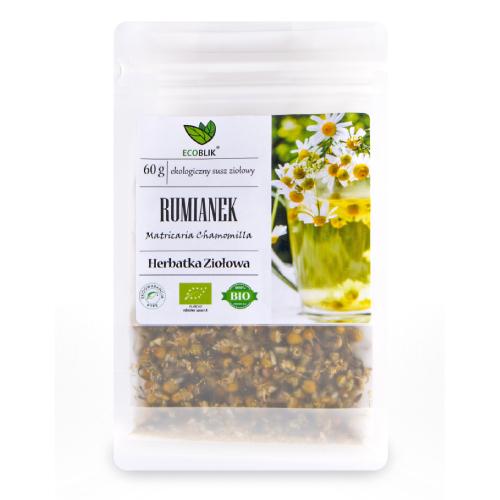 Zdjęcie produktu - EcoBlik Herbatka ziołowa Rumianek ekologiczna - 60 g