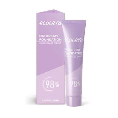 ECOCERA Naturstay Camouflage Effect podkład kryjący C1 Stay Ivory, 30ml