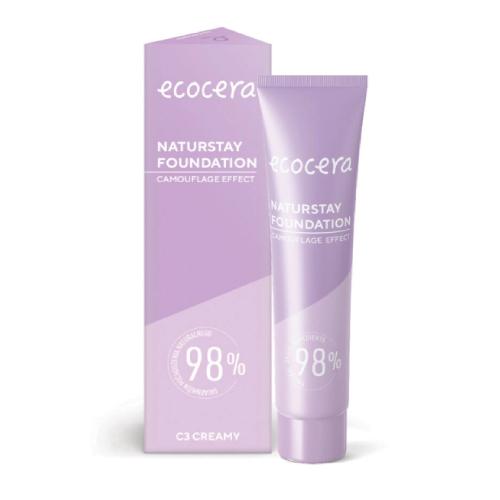 ECOCERA Naturstay Camouflage Effect podkład kryjący C3 Creamy, 30ml