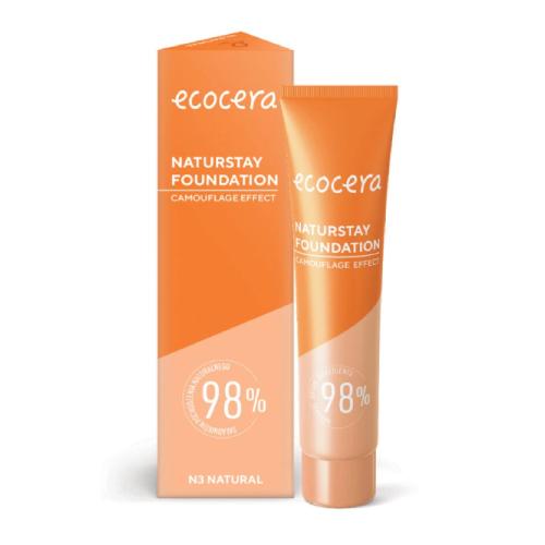 ECOCERA Naturstay Camouflage Effect podkład kryjący N3 Natural, 30ml