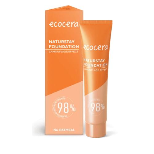 ECOCERA Naturstay Camouflage Effect podkład kryjący N6 Oatmeal, 30ml