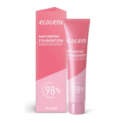 ECOCERA Naturstay Camouflage Effect podkład kryjący W3 Sand, 30ml