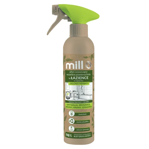 Zdjęcie produktu - Eco Mill Płyn czyszczący do łazienki Zielona herbata, 500 ml