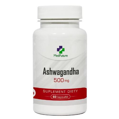 Miniaturka artykułu - MedFuture Ashwagandha 500mg, 60 kapsułki 