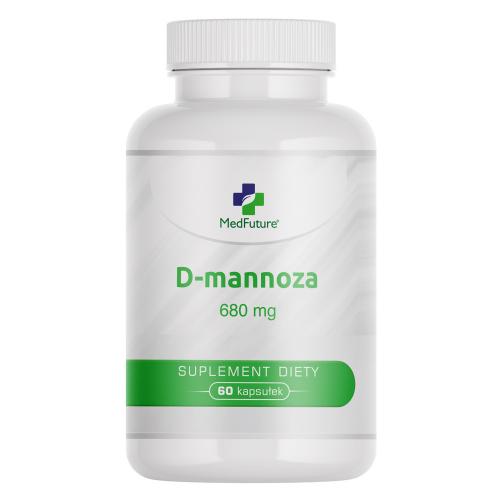 Miniaturka artykułu - MedFuture D-mannoza, 60 kapsułek