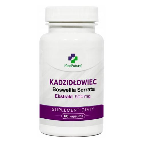 Zdjęcie produktu - MedFuture Kadzidłowiec Boswellia serrata ekstrakt 500mg, 60kaps.