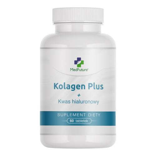 Miniaturka artykułu - MedFuture Kolagen Plus + Kwas hialuronowy, 60 tabl.