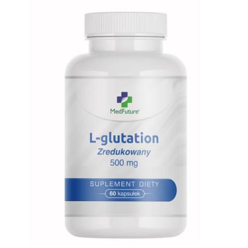 Miniaturka artykułu - MedFuture L-Glutation Zredukowany 500 mg, 60 kaps.
