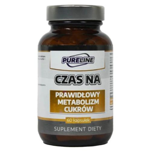 Miniaturka artykułu - MedFuture Pureline Czas na prawidłowy metabolizm cukr&oacute;w, 60kaps.