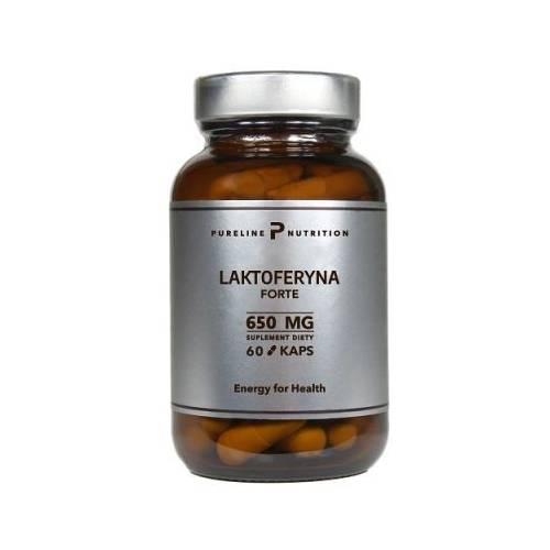 Miniaturka artykułu - Pureline Nutrition Laktoferyna Forte, 60 kapsułek