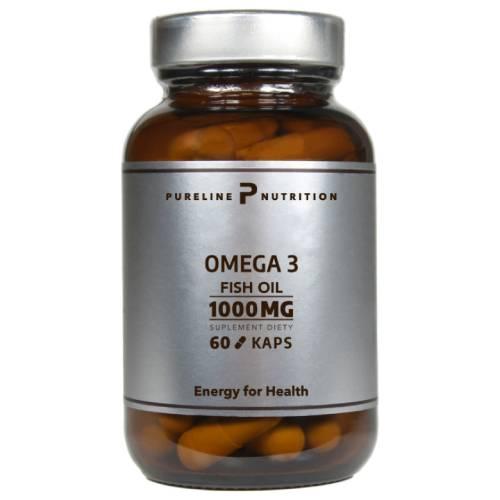 Miniaturka artykułu - Pureline Nutrition Omega 3-1000 mg, 60 kaps.