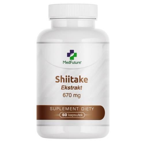Miniaturka artykułu - MedFuture Shiitake, 60 kapsułek