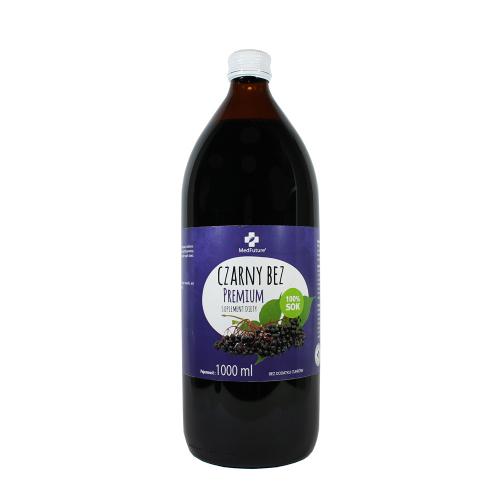 Miniaturka artykułu - MedFuture Sok Czarny Bez Premium, 1000ml