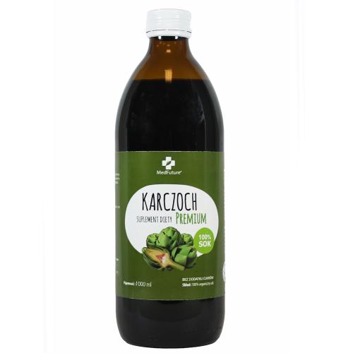 Miniaturka artykułu - MedFuture Sok Karczoch Premium, 1000ml