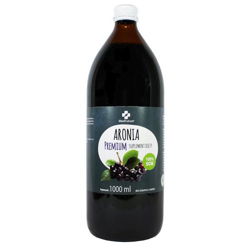 Miniaturka artykułu - MedFuture Sok z Aronii Premium, 1000ml