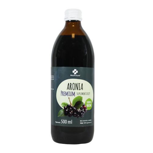Miniaturka artykułu - MedFuture Sok z Aronii Premium, 500ml