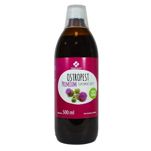 Miniaturka artykułu - MedFuture Sok z nasion ostropestu, 500ml