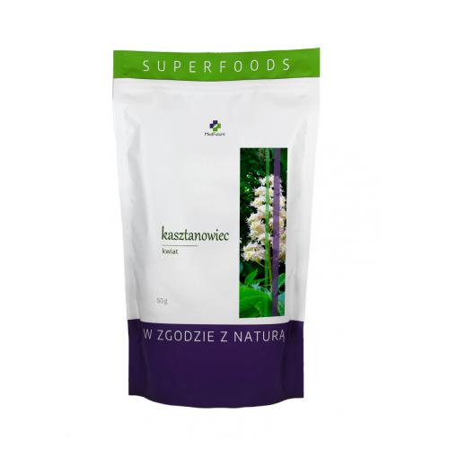 Miniaturka artykułu - MedFuture Super Food Kasztanowiec kwiat, 50g