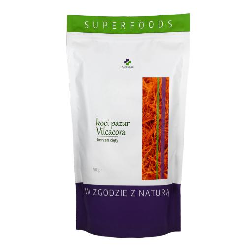 Miniaturka artykułu - MedFuture Super Food Koci Pazur Vilcacora korzeń cięty, 50g