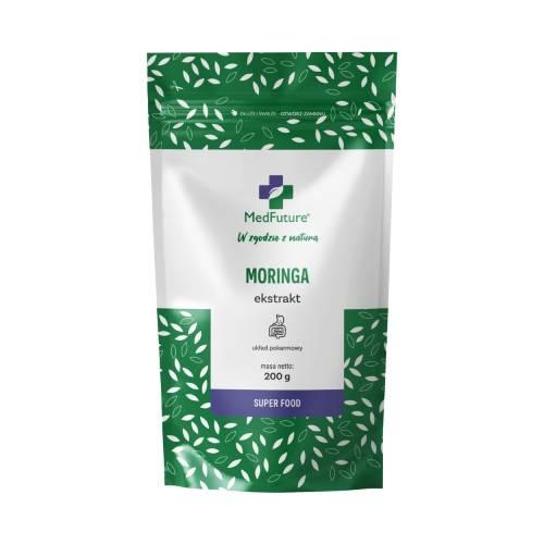 Miniaturka artykułu - Medfuture Super Food Moringa proszek Bio, 200 g