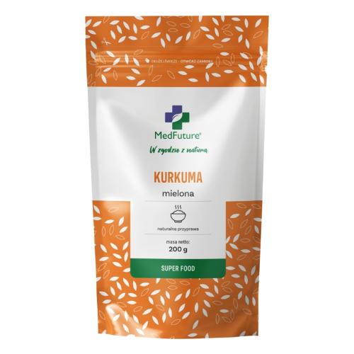 Miniaturka artykułu - MedFuture Super Food Kurkuma mielona, 200 g