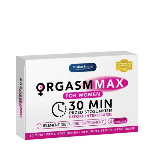 Miniaturka artykułu - Medica-Group Orgasm Max for Women maca, żeń-szeń, 2 kaps.