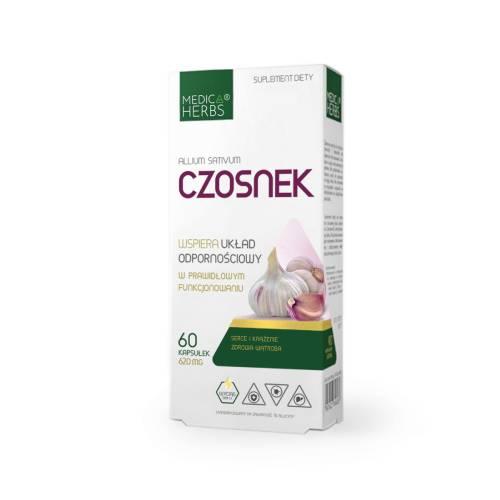 Miniaturka artykułu - Medica Herbs Czosnek, 60 kaps.