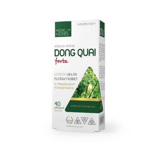 Miniaturka artykułu - Medica Herbs Dong Quai Forte, 40 kaps.
