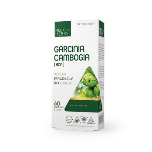 Miniaturka artykułu - Medica Herbs Garcinia Cambogia (HCA), 60 kaps.
